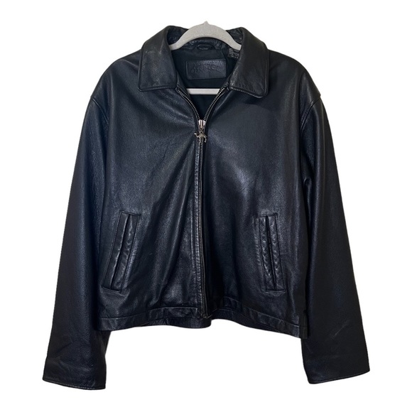 Camel Other - VTG 1996 PROMO CAMEL Genuine Leather Bomber Jacket